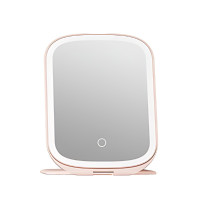Дзеркало для макіяжу Xiaomi DOCO Cosmetic Mirror Portable with Lamp Flip version-Powder