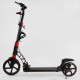 Самокат двухколесный "Best Scooter" резиновый коврик, ФАРА, переднее колесо PU 230 мм, заднее колесо 200 мм, 2 амортизатора, дисковый тормоз