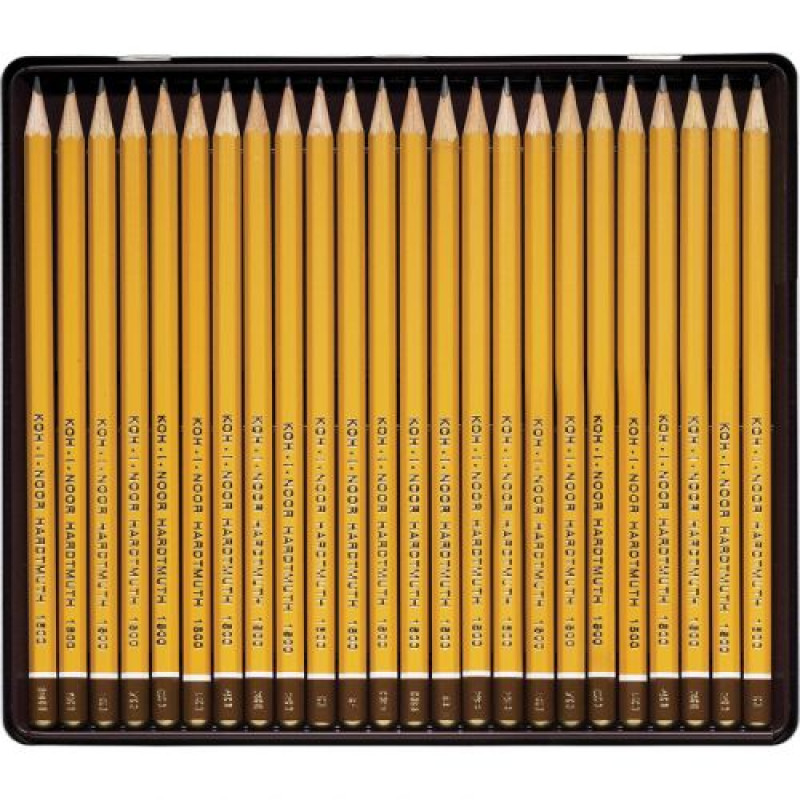 Карандаши графитные 1500 8В-10Н, 24 шт.