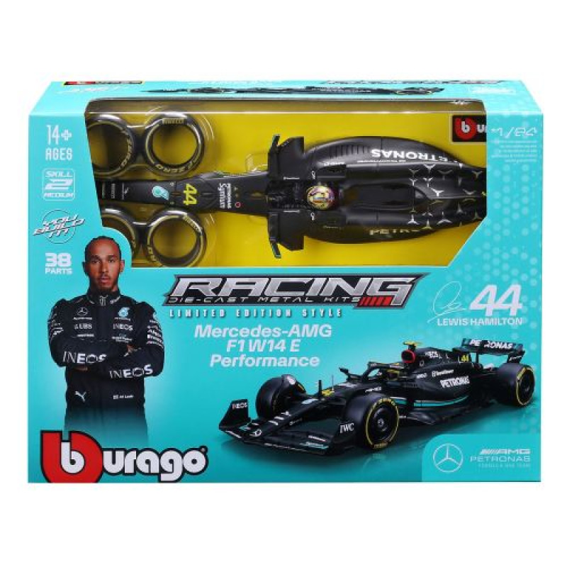 Авто-конструктор - Mercedes-AMG F1 W14 Performance (1:24) (#44)