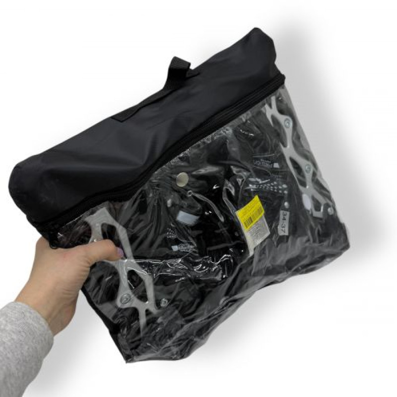 Ролики, колеса PVC размер M (34-37) в сумке (ЧЕРНЫЕ)