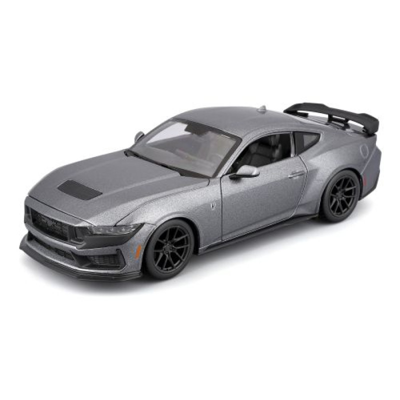 Машинка іграшкова 2024 Ford Mustang Darkhorse масштаб 1:24 сірий маталік
