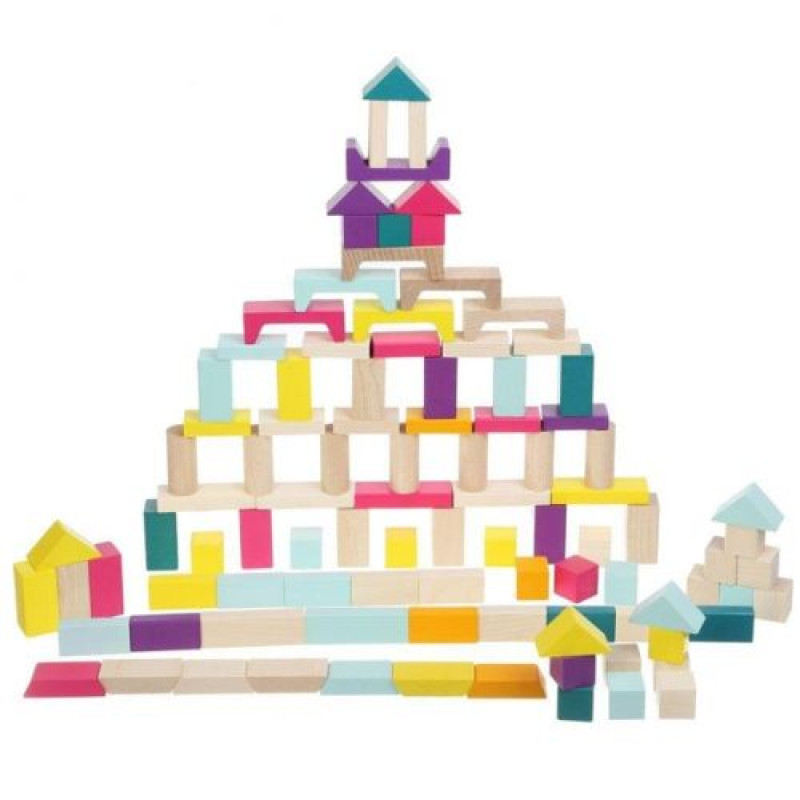 Дитячий конструктор "Cubika 1"/Wooden blocks construction kit «Cubika 1»