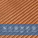 Панель 3D Bronze 710х700х4мм (D) SW-00001955