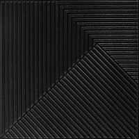 Панель стеновая 3D 500х500х5мм Бамбук Чёрный SW-00002881