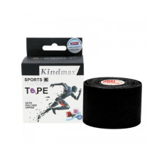 Кінезіо тейп Kindmax 5см х 5м Черный