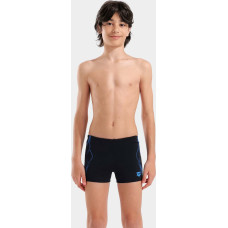 Плавки-шорти для хлопчиків Arena GRAPHIC SWIM SHORT чорний, бірюзовий Діт 140 см