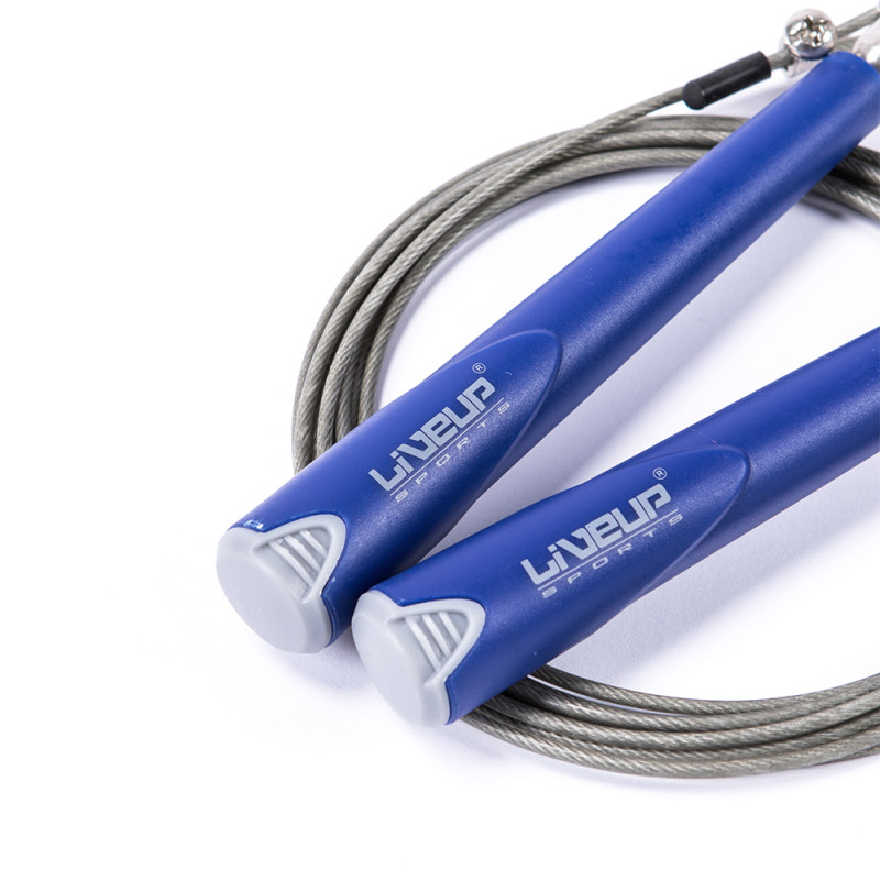 Скакалка швидкісна LiveUp CABLE JUMPROPE