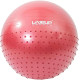 Фітбол масажний з насосом LiveUp HALF MASSAGE BALL