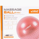 Фітбол масажний з насосом LiveUp HALF MASSAGE BALL
