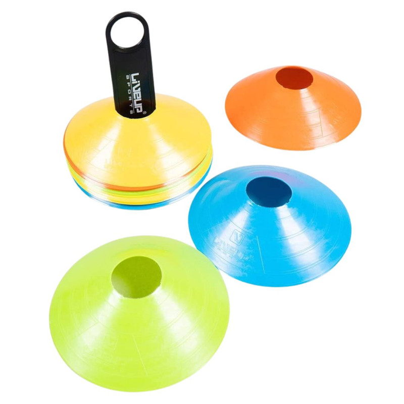 Набір фішок з підставкою LiveUp AGILITY CONES WITH RACK