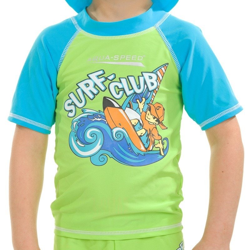 Топ сонцезахисний для хлопців Aqua Speed ​​SURF-CLUB T-SHIRT
