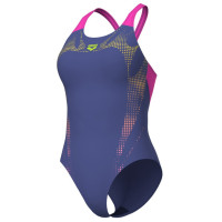 Купальник закритий для жінок Arena SPIDER WEB SWIMSUIT V BACK