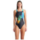 Купальник закритий для жінок Arena VIBRANT SWIMSUIT SWIM PRO BACK