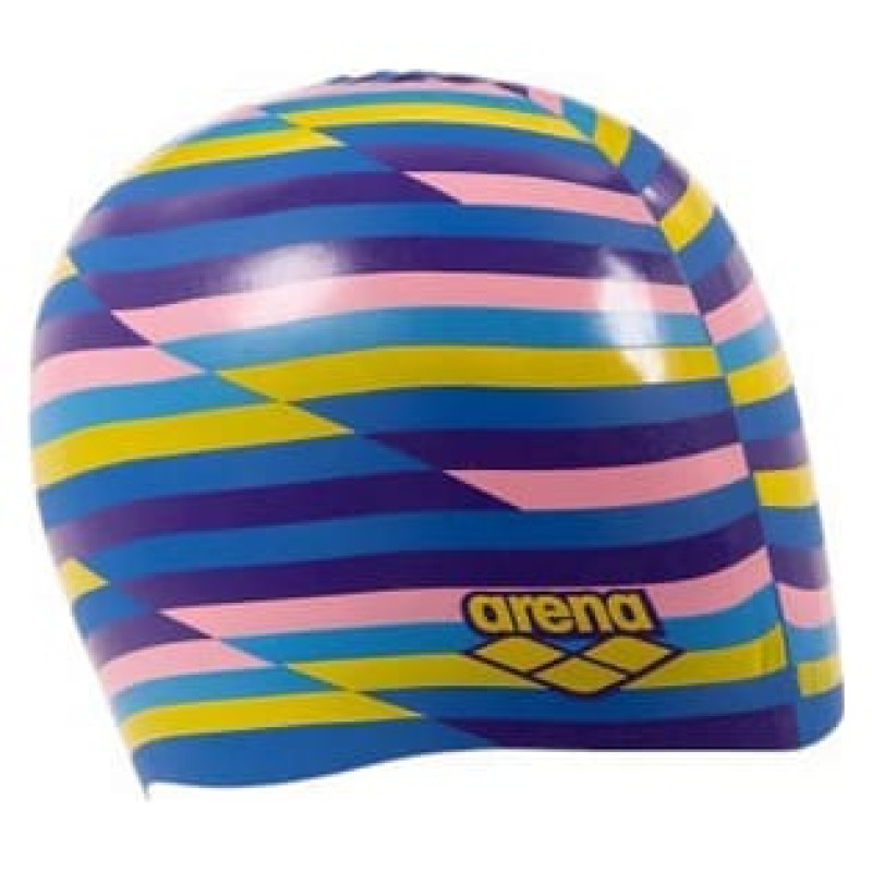 Шапочка для плавання Arena PRINT 2 синій, фіолетовий, рожевий, помаранчевий Уні OFSM