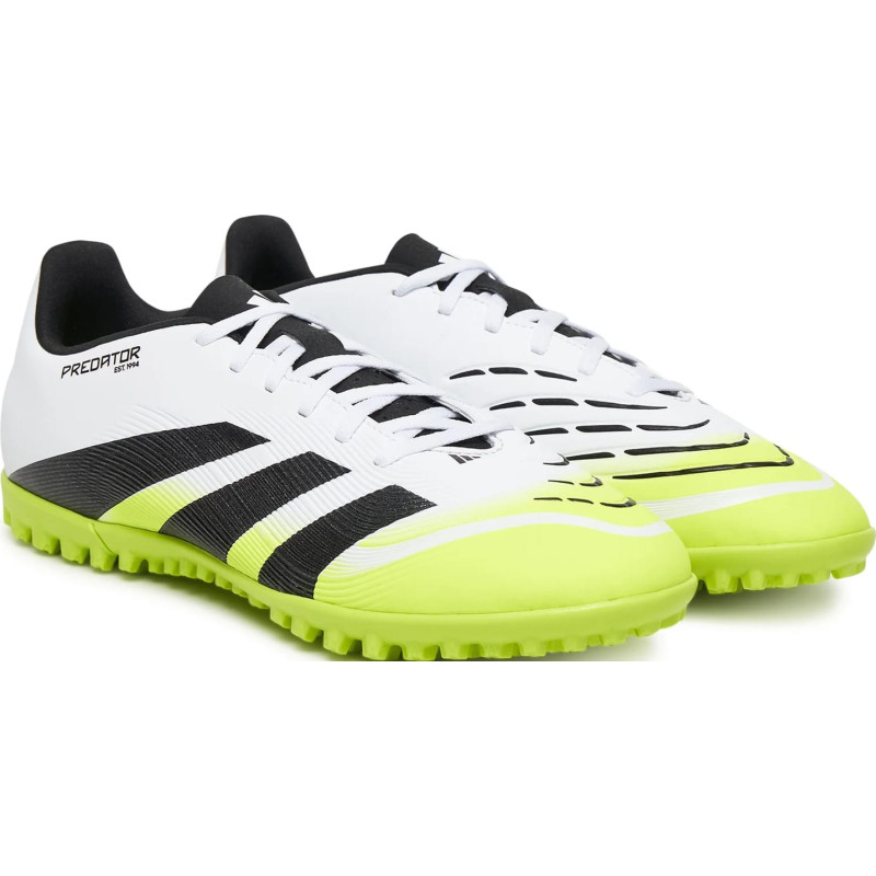 Сороконіжки Adidas PREDATOR CLUB TF білий, чорний, зелений Уні 41 1/3 (7.5UK) 25.5 см