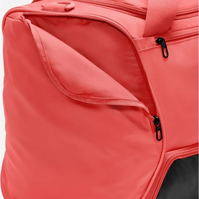 Сумка Nike NK BRSLA M DUFF - 9.5 60L червоний, чорний Уні 64 х 30 х 30 см