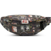 Сумка на пояс Nike Jordan JAM BOROUGH GFX CROSSBODY BAG 2L чорний, сірий Чол 27 x 14 x 12 cм