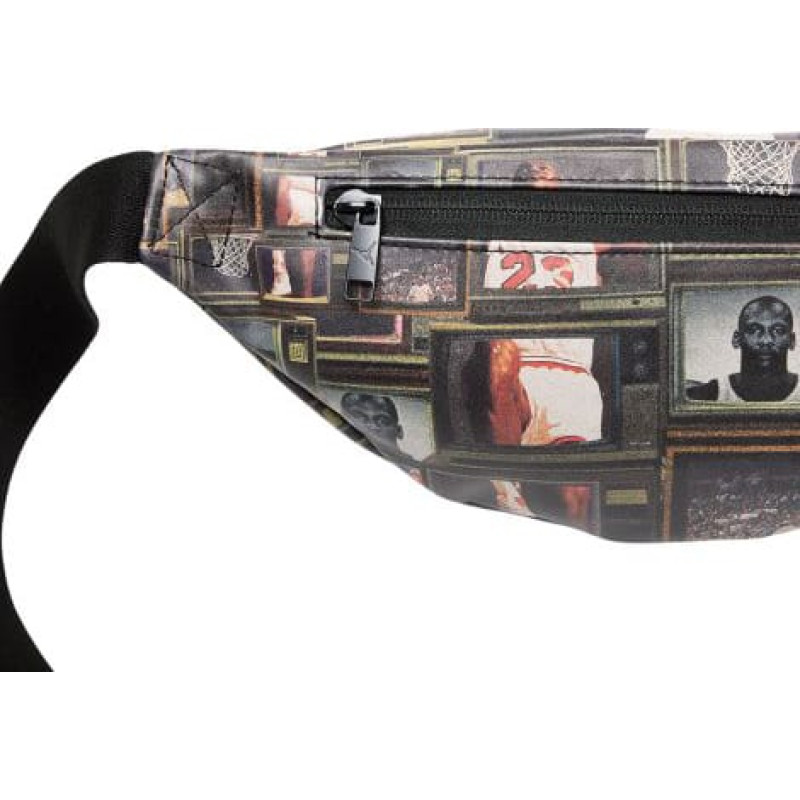 Сумка на пояс Nike Jordan JAM BOROUGH GFX CROSSBODY BAG 2L чорний, сірий Чол 27 x 14 x 12 cм