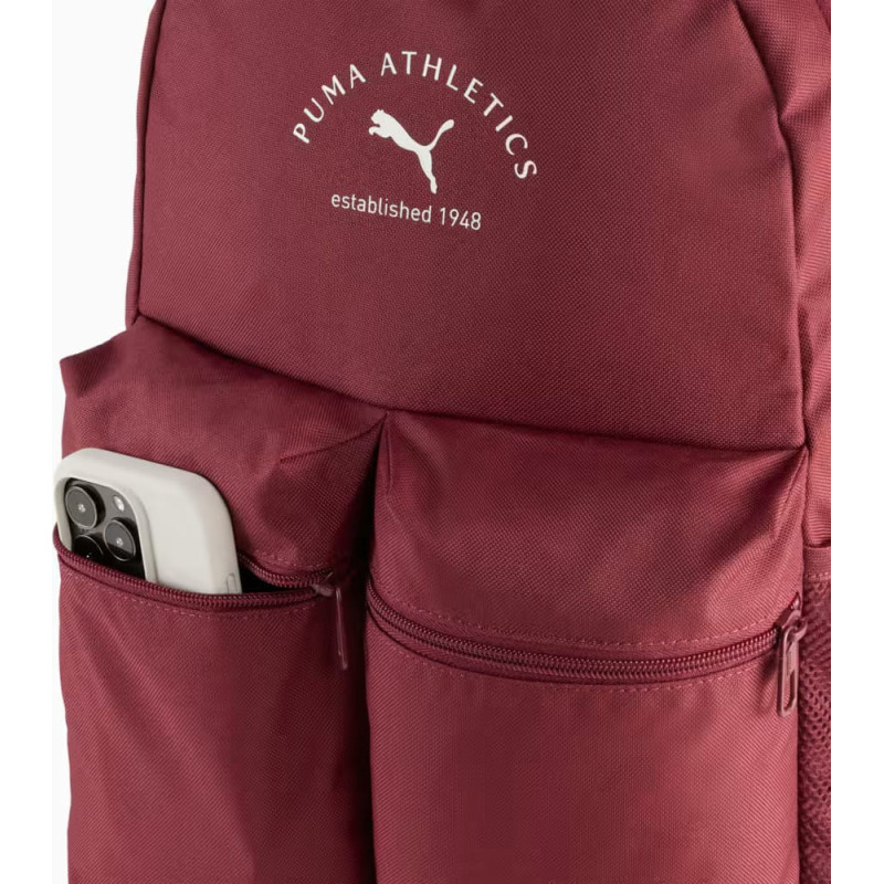 Рюкзак Puma PHASE CLASS Backpack 20L бордовий Діт 44,5 x 30 x 14 см