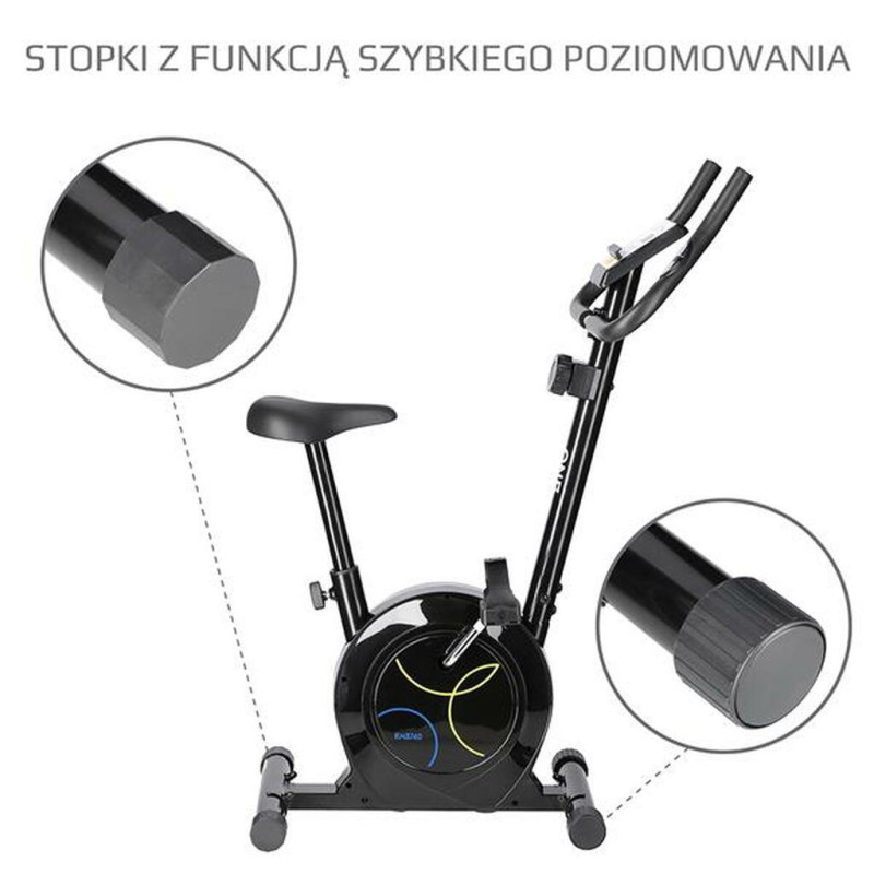 Велотренажер магнітний ONE FITNESS RM8740 чорний