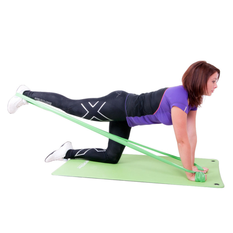 Стрічка-еспандер для вправ inSPORTline Morpo Roll 45 X-Light 9 м зелена