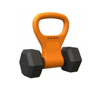 Тримач для гир і гантелей FIT4MED, 27,5 см, ABS, чорний