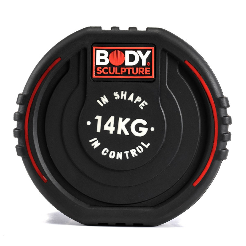 Гантель сталева Body Sculpture TPU BW 133, 14 кг