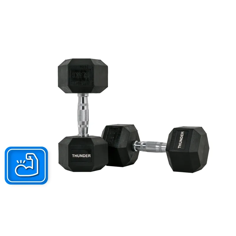 Гантель шестигранна THUNDER 12,5 кг
