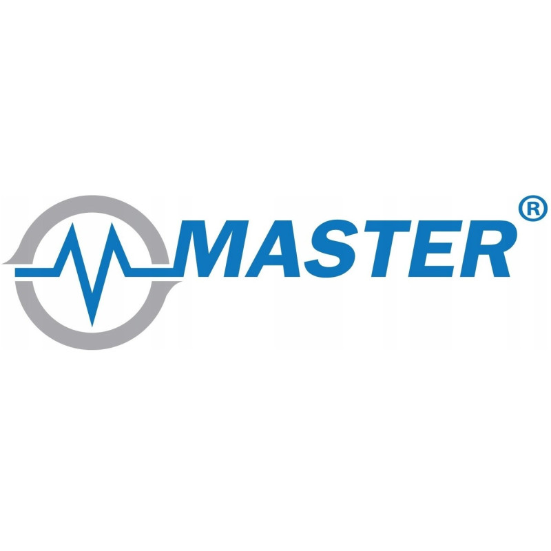 Мат гімнастичний надувний MASTER B860, 300 x 100 x 10 см, чорно-червоний