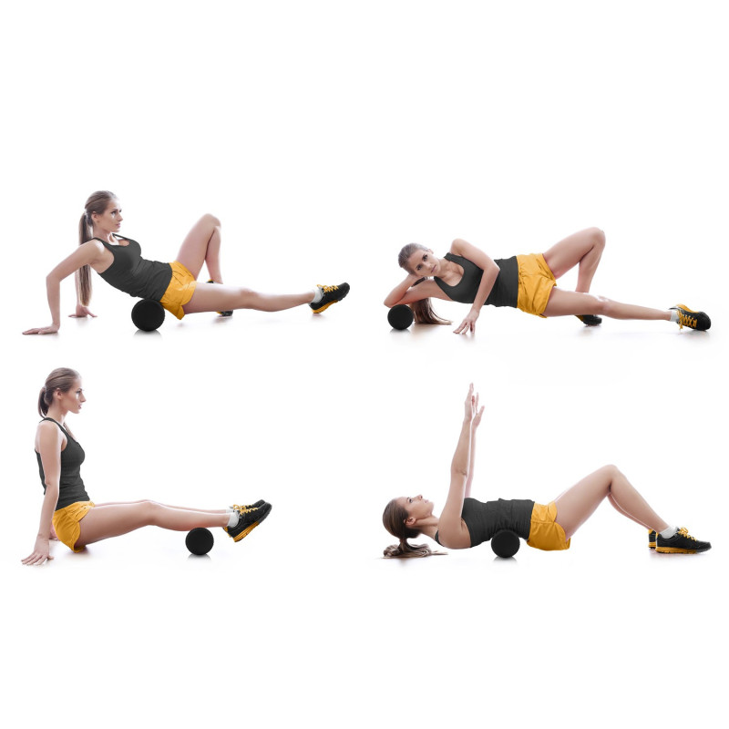 Валик для тренувань Neo Sport NS-963 чорний