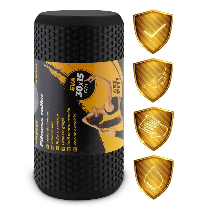 Валик для тренувань Neo Sport NS-963 чорний