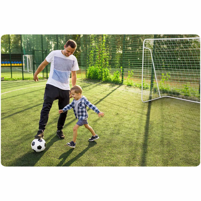 Ворота футбольні Neo-Sport NS-496 300 x 200 x 90 см, білі