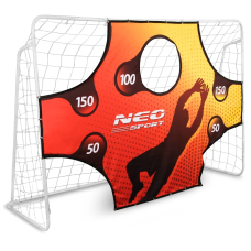 Ворота футбольні Neo-Sport 245 x 155 x 80 см, білі