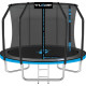 Батут THUNDER INSIDE ELITE з внутрішньою сіткою 8 футів 255 см чорно-блакитний