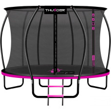 Батут THUNDER INSIDE ULTRA з внутрішньою сіткою 14 футів 427 см чорно-рожевий