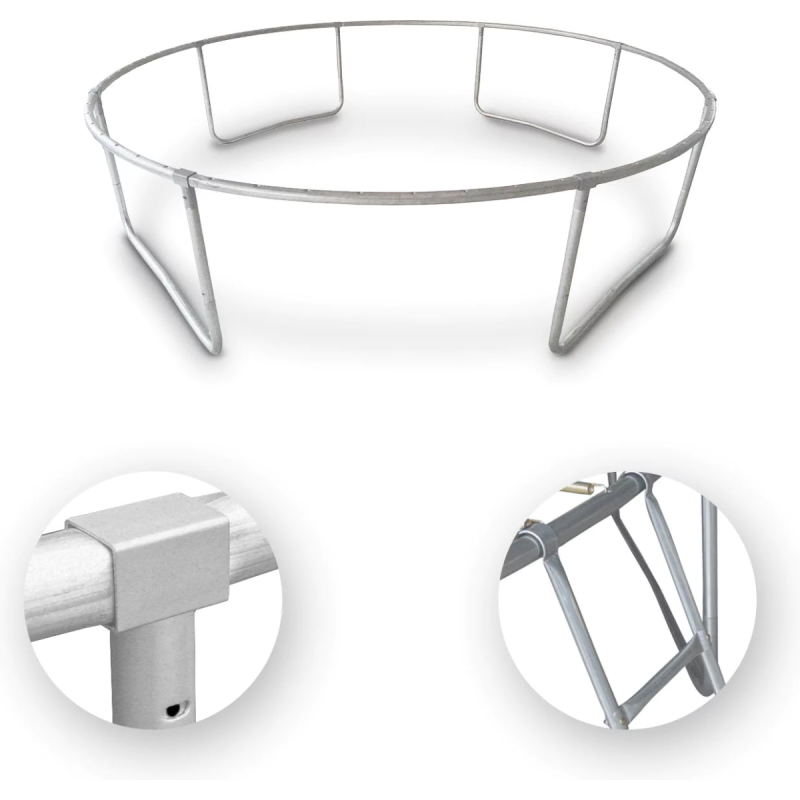 Батут OUTTEC Pumpkin з внутрішньою сіткою 12 футів 374 см чорно-зелений