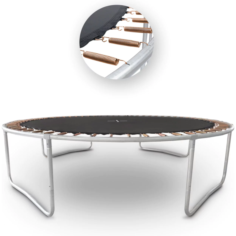 Батут OUTTEC Pumpkin з внутрішньою сіткою 12 футів 374 см чорно-зелений