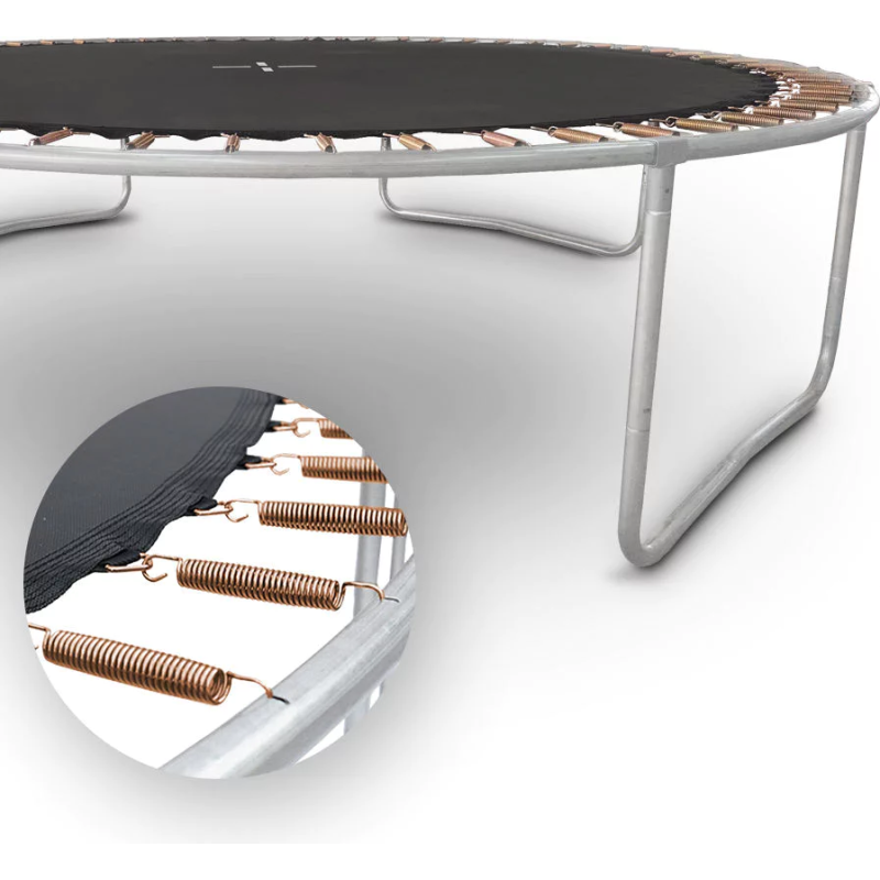 Батут OUTTEC Pumpkin з внутрішньою сіткою 12 футів 374 см чорно-зелений