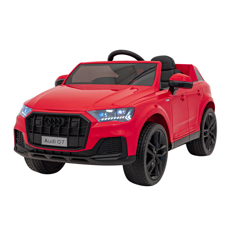 Дитяча акумуляторна машинка Audi Q7 NEW LIFT Червона