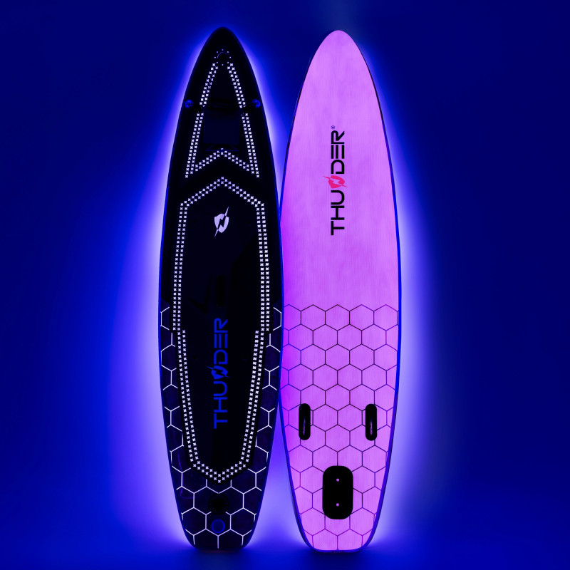 Надувна SUP дошка (Сапборд) з LED підсвічуванням THUNDER MOSSA 320