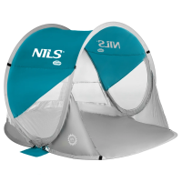 Пляжная палатка NILS CAMP NC3142, 150×120×95,5 см, полиэстер 170T, бирюзово-серая