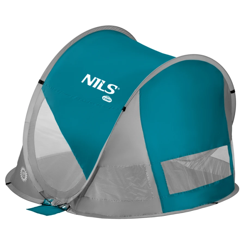 Намет пляжний NILS CAMP NC3142, бірюзово-сірий