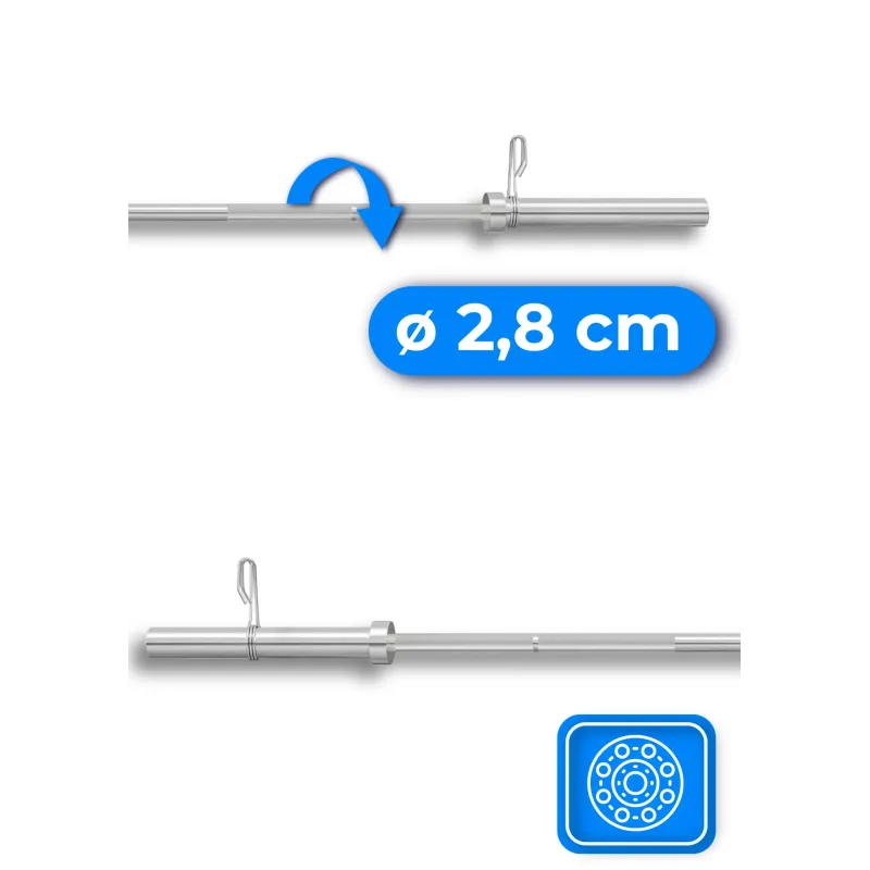 Гриф олімпійський прямий 150/50 THUNDER