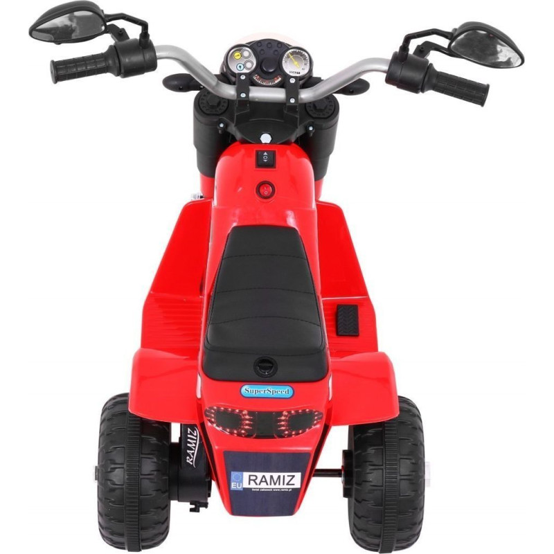 Дитячий акумуляторний мотоцикл RAMIZ MiniBike червоний