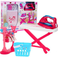 Інтерактивний прасувальний набір для дітей 3+ Парова праска + Складна дошка + Аксесуари 16 шт.