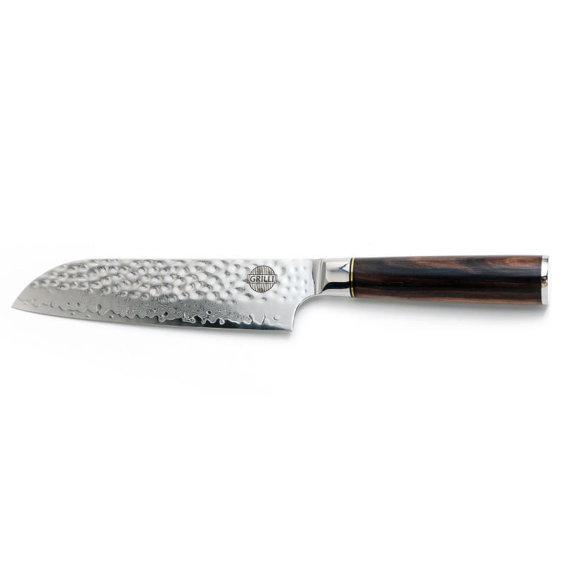 Професійний ніж із дамаської сталі Santoku 18 см GRILLI 88871 Код: 012180