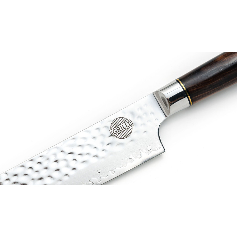 Професійний ніж із дамаської сталі Santoku 18 см GRILLI 88871 Код: 012180
