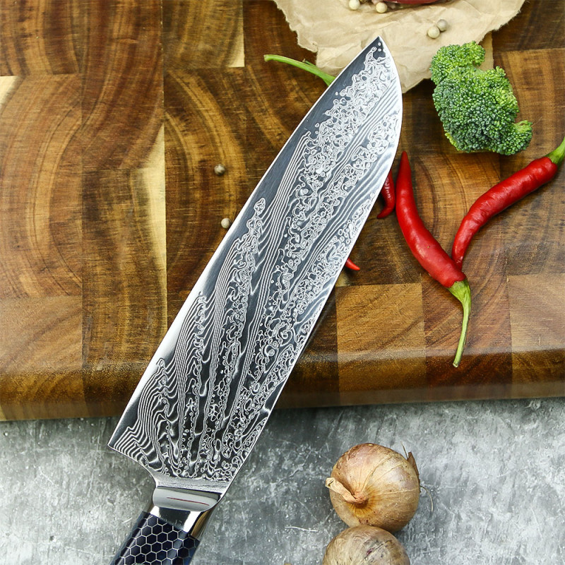 Професійний ніж Santoku 18 см із дамаської сталі GRILLI 777142 Код: 012315