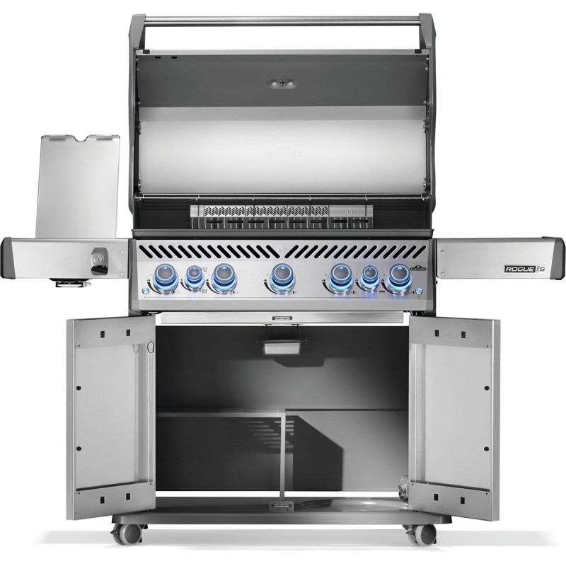 Газовий гриль Napoleon Rogue PRO-S 625 RSIB з бічним пальником Sizzle Zone і вертілем (69912) нерж сталь RPS625RSIBPSS-2-UA Код: 012204